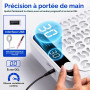 Makartt Aspirateur Ongles Professional Nail Dust Collector LED | itesse Réglable, Filtre Réutilisable, Idéal pour Salon & Domici