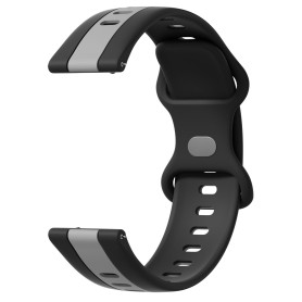 J-ONEFIT 20mm Montre Bracelet de Remplacement en Silicone | Design Bicolore, élégant, Léger