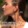 BONNYBIRD® Lot Boucles d'Oreilles Acier Inoxydable Femme en Argent, Or et Or Rose - 100% Résistance à l'eau & Bien Toléré Par la