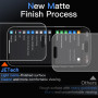 JETech Verre Trempé Mat pour iPhone 17 Pro Max, Compatible avec Face ID | Lot de 2, 9H Protection D'écran Anti-Reflet, Anti-Trac