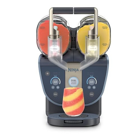 Ninja SLUSHi Twist Machine à granita et boissons glacées avec technologie SlushAssist, pour des granités, cocktails glacés et pl