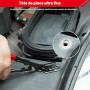 Greluma 3 Pcs Ensemble de Pinces à Clip et extracteur de Fixations - Kit de réparation combiné pour Garniture de Tableau de Bord