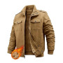 PASUDA Veste Homme Polaire Vestes Cargo Hiver Manteau Coton Chaud Épaisse | Vestes Coton avec Zippée, Blouson Militaire Épaisse,