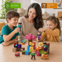 Mzyxxel 28 Pièces Figurines Magnétiques et Blocs de Construction, 8 Figurines Humaines, 2 Oiseaux, 2 Animaux & 16 Cubes Magnétiq