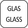 APS Bocal à provisions avec champ d'inscription - Bocal en verre de qualité supérieure pour la conservation, capacité 1,2 litre,
