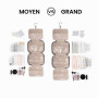BAGSMART Trousse de Toilette Voyage à Suspendre Femmes Trousse Maquillage M | Imperméable Grande Voyage Accessoires Organisateur