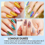 Makartt Colle Transfert Foil Ongles 15mL - UV LED Requise pour Nail Art | Gel De Transfert Pour Stickers À Ongles, Formule Résin