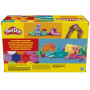 Play-Doh - Mon Coffret Coloré, Pack de 22 Pots de Pâte à Modeler (113 g et 57 g), 30 Couleurs Éclatantes, Loisirs Créatifs pour 