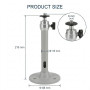 QLK Support Vidéoprojecteur Aluminium, Support Vidéoprojecteur Plafond 360° | Orientable 360°, Support Projecteur Universel Pour