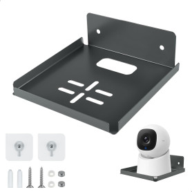 Support Camera Exterieur, Support Camera avec Raccords Perforés, Autocollants Sans Clou,Supports Pour Vidéoprojecteurs Montage M