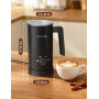 YISSVIC Mousseur à Lait Électrique 4-en-1 500W Mousse Chaude et Froide | Cappuccino Latte Macchiato en 2 Mins, Arrêt Automatique