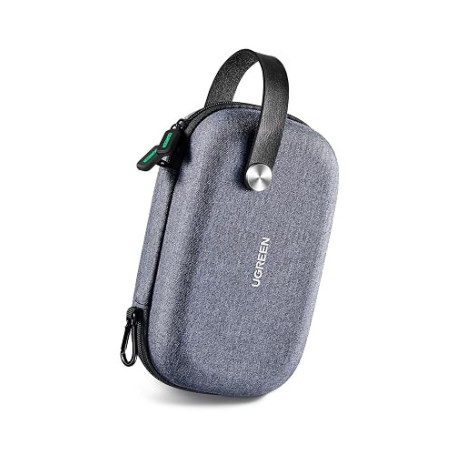 UGREEN Sac Rangement Accessoires Électroniques Pochette Câble Étanche | Antichoc Organisateur pour Clé USB Chargeur Disque Dur B