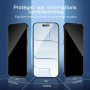 NEW'C Verre Trempé pour iPhone Air Anti-Espion, Protection Écran + Caméra | Outil inclus, Lot de 6, 3x vitres trempées + 3x prot