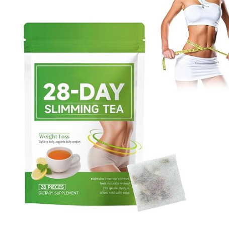 Detox Thé pour Perdre du Poids,Thé Détox pour Maigrir,Tisane de 28 Jours pour Perdre du Poids,Nettoyage Naturel & Soutien Digest