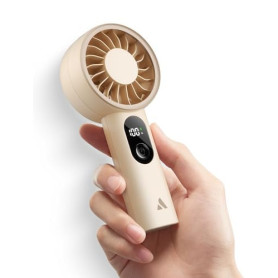 Aecooly Ventilateur à Main Rechargeable USB 10h Max Refroidissement | Portable, Puissant, Ventilateur Batterie et de Poche, Été,