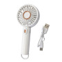 Ventilateur Portatif USB Rechargeable – Mini Ventilateur de Bureau Pliable avec Écran LED – 5 Vitesses Ajustables, Silencieux, P