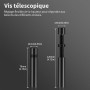 upHere Gaming Support GPU,Aluminium,Support Carte Graphique,Support Carte Graphique Verticale réglable en Hauteur,avec Aimant,L(