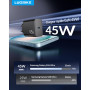 45W Chargeur Charge Rapide USB C pour Samsung S26 S25 S24 S23 Ultra 2-Pack | Pour Samsung Galaxy S22 S21 FE 5G Edge A57 A56, Not