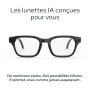 Meta Adventurer Noir classique | Lunettes IA pour femme et pour homme — Meta AI, Caméra 12 Mpx, Traduction simultanée — Résoluti
