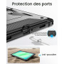 FINTIE Coque pour Samsung Galaxy Tab A11 Plus (A11+)/Tab A9 Plus (A9+)-11" | Étui avec Béquille Intégrée et Protection d'écran, 