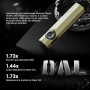OLIGHT ArkPro Ultra lampe torche EDC plate rechargeable,pour travail | 1700 lumens, portée de 205, étanchéité IPX7, adapté au ca