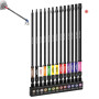 GEINXURN Set d'Embouts Torx Longs avec Trou 13 Pièces, Torx Sécurité TH7-TH40, Longueur 150 mm, Acier Allié S2, Queue Hexagonale