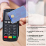 6 Pièces Etui Protection Carte Bancaire,Porte Carte Transparent Imperméable | Insertion Horizontale,Antipoussière Etui Carte pou