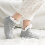 Niorasen Chaussettes Chausson Femme Homme, Pilou Pilou, Cadeau de Noël | Pantoufles Antidérapantes Thermiques, Chausson Hiver Po