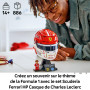 LEGO Editions Scuderia Ferrari HP Casque de Charles Leclerc 43014 | Jeu de construction dès 14 ans, maquette F1, minifigurine co