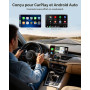 Câble USB C Pour Voiture Spirale,60W Cable USB C vers USB C Charge Rapide | Câble USB vers USB C et Lightning 2 en 1 [1.2M] Cabl