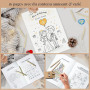 12 Kits Cadeau Mariage pour Enfants avec Livres de Coloriage et d'Activités | Inclut Crayons, Sacs à Offrir – Activités et Jeux
