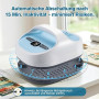 Presse à transfert thermique PlanetFlame pour T-shirts portable (Bleu | Presse à chaud 220 V/540 W pour tapis de souris et sacs