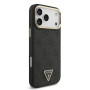 CG MOBILE Guess Coque magnétique avec logo triangle 4G pour iPhone 18 Pro Max (noir)