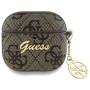 Fall CG Mobile Guess 4G Charm Collection pour AirPods 4 (Marron)