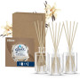Glade Diffuseur à Bâtonnets, Romantic Vanilla Blossom*, 3 x 50 ml | Parfum d’Intérieur Longue Durée, Diffusion Continue Jusqu’à 
