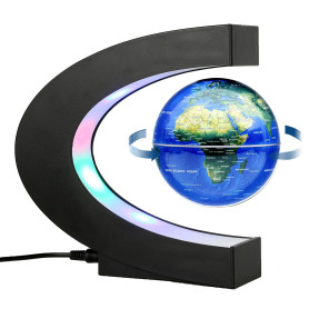 BEBEVOGUE Globe Terrestre Flottant à Lévitation Magnétique | Éclairage LED, Globe Lumineux, Décoration pour Bureau,Maison ou Cha