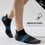 Niorasen Chaussettes de Sport Homme, 6 Paires, Courtes et Rembourrées | 80% coton avec mesh respirant, semelle en bouclette, sou