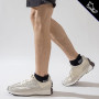 Niorasen Chaussettes de Sport Homme, 6 Paires, Courtes et Rembourrées | 80% coton avec mesh respirant, semelle en bouclette, sou