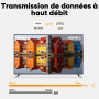 Kryoza Câble Mini HDMI vers HDMI 2M,4K@60Hz Câble Mini HDMI | Câble HDMI vers Mini HDMI Supporte UHD 3D HDR ARC,avec Raspberry P