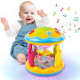 m zimoon Jouets Musicaux 6 9 12 18 Mois Plus Bébé, Projecteur Tournant Jouet avec Musique et Multicolores Lumières, éducatif Cad