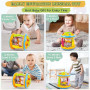 m zimoon Jouets Musicaux 6 9 12 18 Mois Plus Bébé, Projecteur Tournant Jouet avec Musique et Multicolores Lumières, éducatif Cad