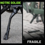 COCOLUMEN Béquille de vélo réglable en Hauteur de 24 à 28 Pouces - Charge maximale : 35 kg
