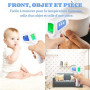 Thermomètre Frontal Adulte et Bébé, Berrcom Thermomètre Médical Infrarouge sans Contac avec Lecture Instantanée, Alarme de Fièvr