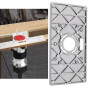 Create idea Plaque d'insertion Table de Toupie Compatible avec Makita Routeurs Machine de Découpe en Alliage d'aluminium avec An