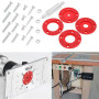 Create idea Plaque d'insertion Table de Toupie Compatible avec Makita Routeurs Machine de Découpe en Alliage d'aluminium avec An