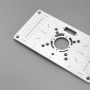 Create idea Plaque d'insertion Table de Toupie Compatible avec Makita Routeurs Machine de Découpe en Alliage d'aluminium avec An