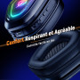 Ozeino Casque Gaming sans Fil pour PC PS5 PS4, 2.4GHz Audio sans Perte, USB & Type-C Casque de Jeu Ultra Stable avec Microphone 