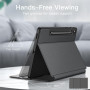 JETech Coque pour Samsung Galaxy Tab S10 Lite/S10 FE/S9 FE 10,9", Noir | Support Multi-Angle, S Pen Porte-Stylet, Étui Housse de