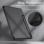 JETech Coque pour Samsung Galaxy Tab S10 Lite/S10 FE/S9 FE 10,9", Noir | Support Multi-Angle, S Pen Porte-Stylet, Étui Housse de
