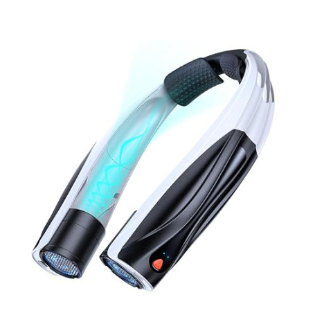 Lepwings Ventilateur de Cou, Autonomie 6–23h, 6 Vitesses, Silencieux & Confortable, USB-C Rechargeable, Batterie 6000 mAh, Venti
